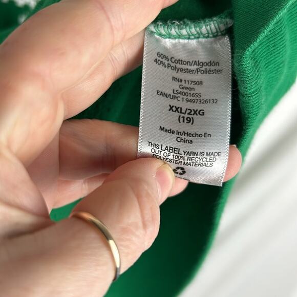 Wound Up Llama Christmas Holiday Sweatshirt Size XXL Junior Size - Picture 7 of 8